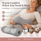 Graphene Heating Vibration Lumbar Massager, 3 in 1 Back Cushion, Lumbar Support + Massage & Heat Therapy, Deep Relaxation for a Warm Sleep