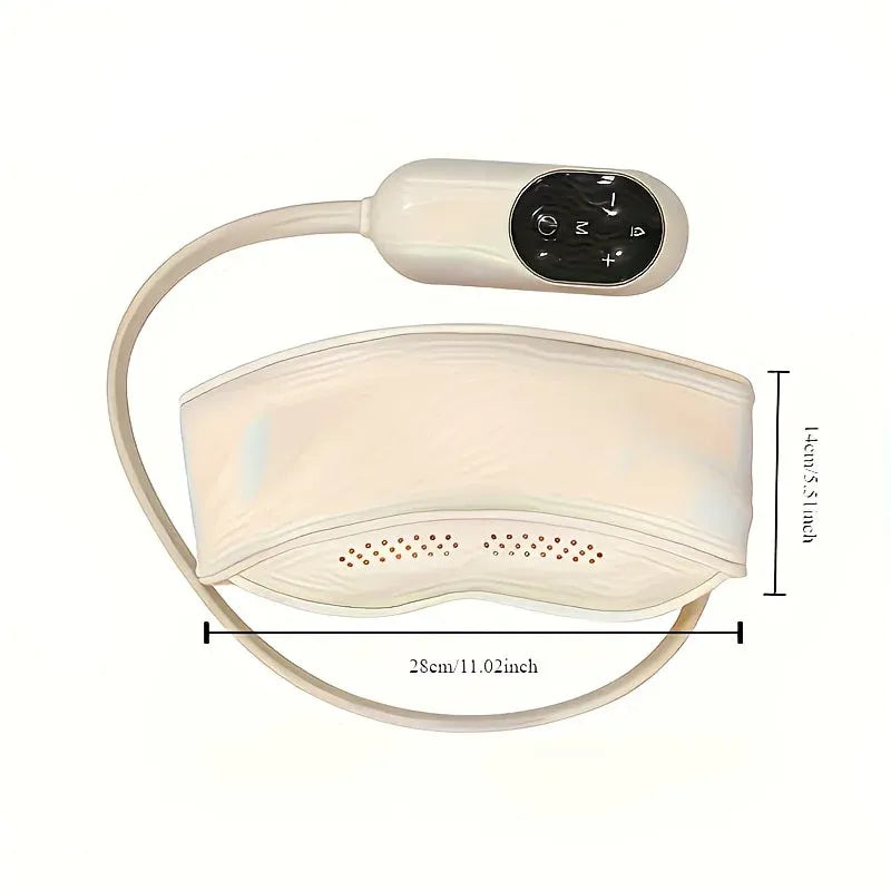 6-Zone Airbag Heat Therapy Head & Eye Massager: Precise Kneading Relaxes Neck and Head, Three-Level Constant Warmth Aids Sleep, Four Modes Switch Freely