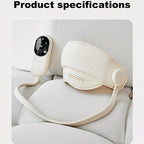 6-Zone Airbag Heat Therapy Head & Eye Massager: Precise Kneading Relaxes Neck and Head, Three-Level Constant Warmth Aids Sleep, Four Modes Switch Freely