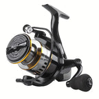 Spinning Reel Fishing Reel, Metal Spool, Metal Handle, 5.2:1 Gear Ratio, 10KG Drag, Smooth and Sensitive Line Output, Left/Right Hand Interchangeable, Rotating Fishing Reel, Suitable for Freshwater and Saltwater（HE1000)