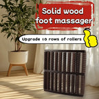 "Better Than Acupressure! The Solid Wood Foot Roller Families Love, Relieves Pain All Day Long"