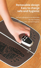 EMS pedicure machine: 8 modes and 32 files, intelligent acupoint massage, relieving fatigue and improving leg shape, a portable foot care expert shared by the whole family! /coffee color