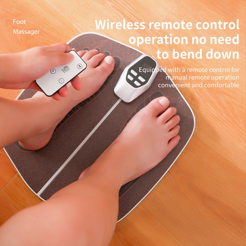 EMS pedicure machine: 8 modes and 32 files, intelligent acupoint massage, relieving fatigue and improving leg shape, a portable foot care expert shared by the whole family! /black
