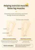 EMS pedicure machine: 8 modes and 32 files, intelligent acupoint massage, relieving fatigue and improving leg shape, a portable foot care expert shared by the whole family! /black