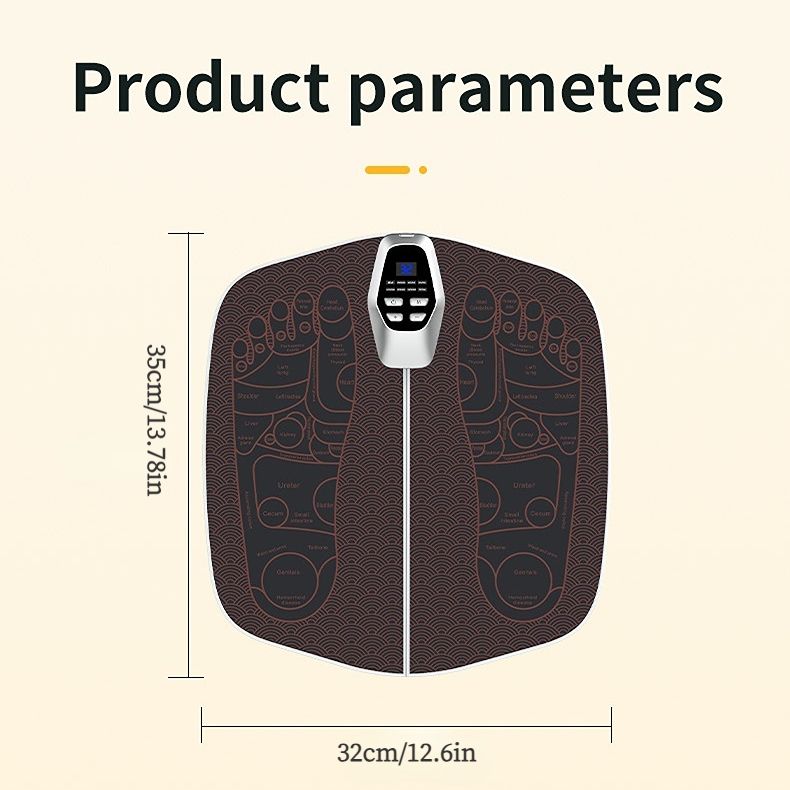 EMS pedicure machine: 8 modes and 32 files, intelligent acupoint massage, relieving fatigue and improving leg shape, a portable foot care expert shared by the whole family! /black