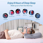 CPAP Foam Memory Pillow Reduce Face Mask Pressure and Air Leaks, 60x37x9 and Pillow for Sleeping on the Side for All CPAP Masks, 11cm