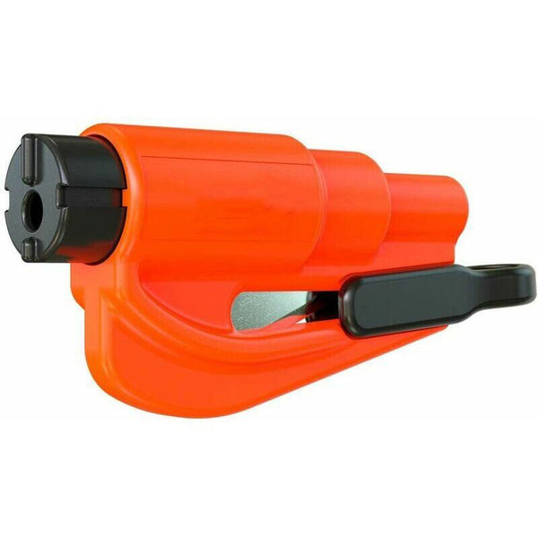 1 Pcs Window Breaker and Seatbelt Cutter Keychain Orange