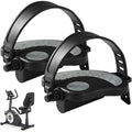 2 Pcs Exercise Bike Pedals Under Desk Bike Pedals, 9 and 16 Stationary Bike Pedals for Exercise Bike Dynamometer Spinning Indoor Pedals