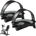 2 Pcs Exercise Bike Pedals Under Desk Bike Pedals, 9 and 16 Stationary Bike Pedals for Exercise Bike Dynamometer Spinning Indoor Pedals