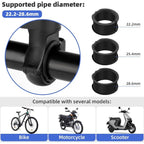 Motorcycle Phone Holder Blue, IPhone Android, Samsung Scooter, Twist and Lock Vibration Damper Compatible with Smartphones for Bicycle Handlebars