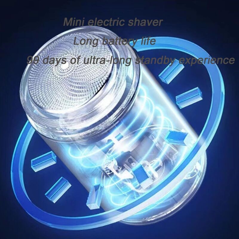 Waterproof Electric Razor for Intimate Body Hair, 1 Set Body Hair Mower Men S Groin and Testicle Mower