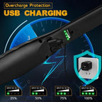 3 Pcs LED Mechanic Lamp Garage, Camping Rechargeable Work Lamp LED Flashlight for Car COB Dimmable Workshop Lamp