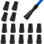 15 Pcs Rubber Protective Tips Trekking Poles Pole Tip Caps for Nordic Walking Poles Gravel Protectors for Mountain Hiking
