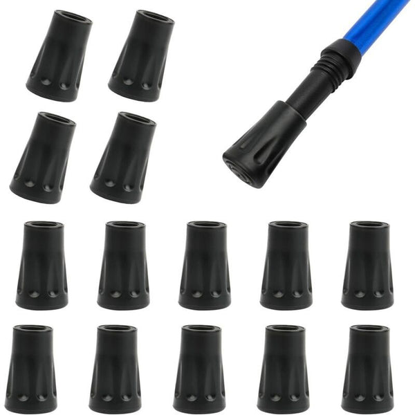 Rubber Trekking Pole Tips for Hiking and Nordic Walking