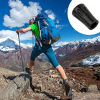 15 Pcs Rubber Protective Tips Trekking Poles Pole Tip Caps for Nordic Walking Poles Gravel Protectors for Mountain Hiking