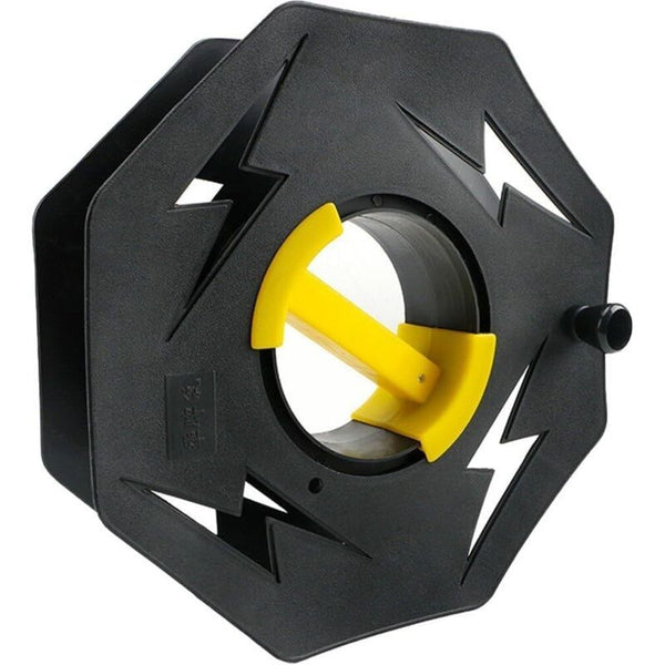 Robust Cable Reel Black, Camping Cables Christmas Garlands Empty Holder for Connection Cables Rotary Reel for Caravan Electric Cables.