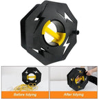 Robust Cable Reel Black, Camping Cables Christmas Garlands Empty Holder for Connection Cables Rotary Reel for Caravan Electric Cables.