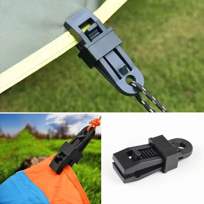 20 Pcs Clips of Mounting Tarp Black, Car Pool, Auvent Bateau, Clamp a Tarp of Tente Mounting Attache Tarp for Auvent Instantane