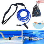 Adjustable swimming belt for pool, swimming resistance belt, swimming belt for pool hanging training, bungee swimming resistance