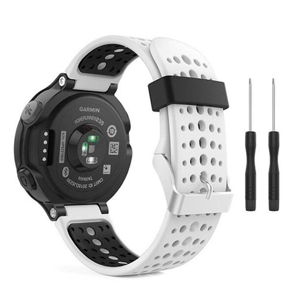 Garmin Forerunner 235/235Lite Watch Band Soft Silicone Replacement Strap for Garmin Forerunner 235/220/230/620/630/735 Smartwatch