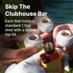 pcs Golf Ball Shaped Shot Glasses Golf Ball Shot Glasses Cool Golf Ball Shot Glasses Perfect Gift for Golf Enthusiasts