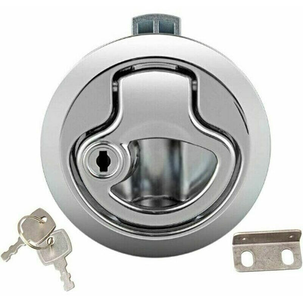 Marine Recessed Hatch Lock with Zinc Alloy Pull Handle