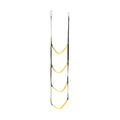 4-step rope ladder for boat, boat rope ladder extension, foldable auxiliary ladder for boat, swim ladder for sailboat, kayak - Perfet