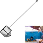 Adjustable Telescopic Fishing Net for Aquarium, Extendable Handle Fishing Landing Net, Mini Foldable Net for Aquarium, 1 Pack