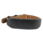 Weight belt for weightlifting, wide sports belt for waist support, fitness belt for rowing, squats, deadlifts, black