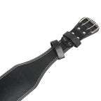 Weight belt for weightlifting, wide sports belt for waist support, fitness belt for rowing, squats, deadlifts, black