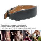 Weight belt for weightlifting, wide sports belt for waist support, fitness belt for rowing, squats, deadlifts, black