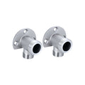 Installation kit for connecting hose to exposed tap. Outdoor shower system thermostatic mixer conversion built into the surface