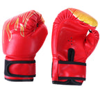 Boxing Gloves Children Junior Youth Sparring Training Kickboxing one size Red