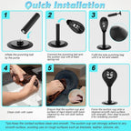 Boxing Ball for Desk - Stress Reducing Boxing Ball with Suction Cup, Stress Ball for Office, Workplace & Home, Perfect Gift Idea