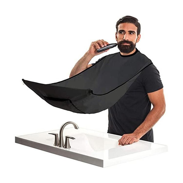 Beard Shaving Cape with Hair Catcher