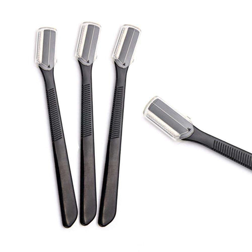 12-Piece Eyebrow Razor Set - Black