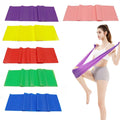 5 pcs Resistance Band, TPE Yoga Exercise Band for Rehab, Pink, One Size