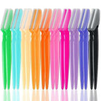 6-pack MultiColor Eyebrow Beard Knife Trimmer, 1.2mm