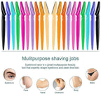 6-pack MultiColor Eyebrow Beard Knife Trimmer, 1.2mm