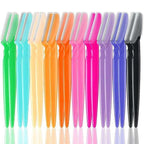 6-pack Eyebrow and Beard Trimmer Knife, MultiColor