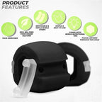 Jawline Exerciser Jaw Trainer for Defined Jaw Muscles, Black