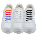 White No-Tie Elastic Shoelaces, One Size, 2pcs