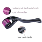 Skin Roller Microneedling Derma Roller for Skin Stimulation, Black