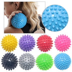 2pcs Spiky Ball Round Muscle Massage Roller, Random Color