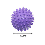 2pcs Spiky Ball Round Muscle Massage Roller, Random Color