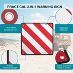 2 in 1 Bicycle Signal Reflector for Motorhome Bike Carriers