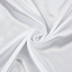 Xindojuz White Head Scarf for Women Girls, Silk Satin Neck Scarf for Hair Women's Scarves, Fashion Square Bandana Purse Scarves for Handbags Sleeping Wrapping at Night (35.4 Inch/90 cm)