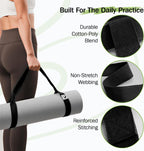 Yoga Mat Straps for Carrying, Adjustable Yoga Mat Carrier Sling Fits All Mats(Mat Not Included)