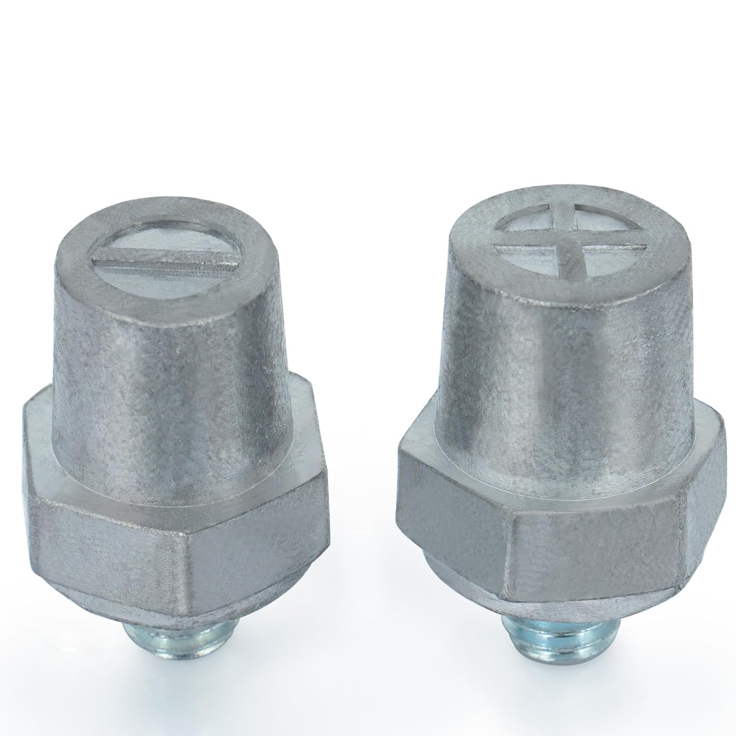 1 Pair, 3/8"-16 Thread Male Battery Post, Lead Made, Side Post to Top Post Battery Adapter, Battery Terminal Extender for Top Post Battery Terminal, Battery Post Extender by