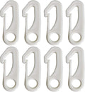 Profession Flag Pole Clip Snap Hooks Durable Nylon Flag Clips Flag Pole Accessory - Attach Flags Hooks to Halyard Rope and Buckle The Flag(Pack of 8)